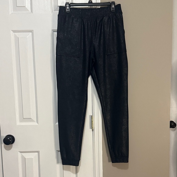Mono B Pants - 🖤 Mono B Faux Leather Jogger Pants {Medium}